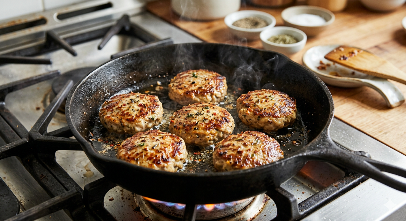 Chicken (“Scraps”) Breakfast Sausage Patties